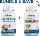 Palmara Salute Premium Monolaurin 600mg + L-Lysine + Combo Monolaurin