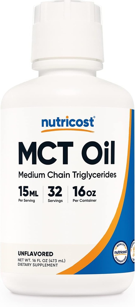 Nutricost MCT olio - 16oz - Keto, Paleo, Non OGM
