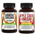 FarmHaven Curcumina Turmerica con BioPerine e Aceto di Sidro di Mele con Ginger
