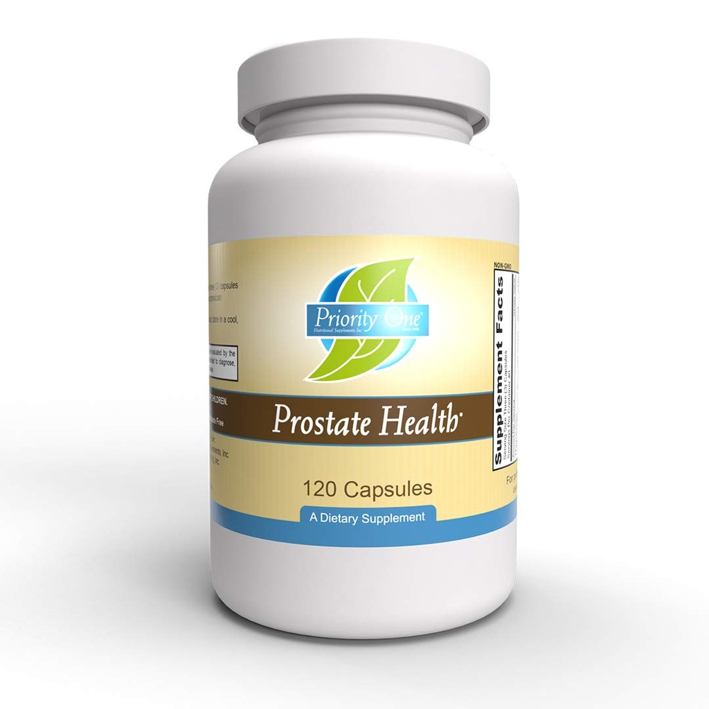 Priorità Una Vitamine Salute Prostatica 120 capsule - Sostenere una prostata sana pur mantenendo ormoni maschili all'interno della gamma normale con il beneficio aggiunto della prostata intero.*