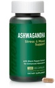 Ashwagandha 500mg – Stress Relief, Mood Balance & Relax with Black Pepper, 120 Vegan Capsule
