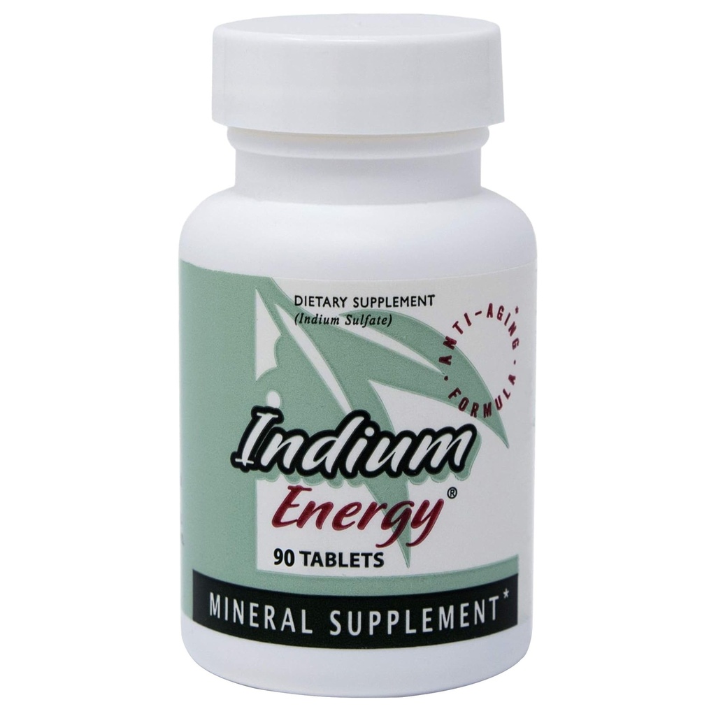 EAST PARK Research - Indium Energy - Tutto Natural Indium Powerful Anti-Aging Support - Aiuta ad aumentare l'energia e i supporti Clarity mentale, sonno, articolazioni e senso complessivo di benessere