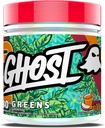 Polvere di GHOST Greens, sidro di mele - 30 Serve - 19 Superfood Greens & Reds Powder, Frutta, Verdura, Spirulina, & Chlorella, Prebiotics, 10 miliardi di CFU Probiotici & Digestivi Enzimi - senza glutine