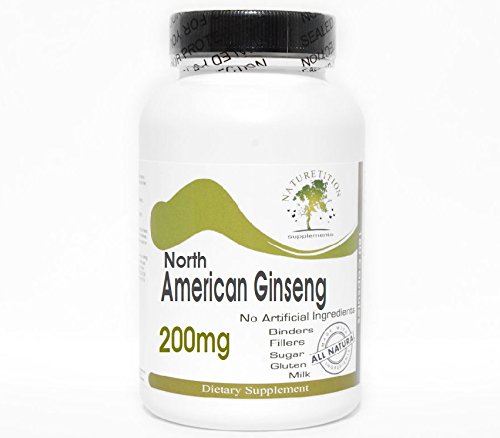 Ginseng nordamericano 200 mg ~ 200 capsule - No Additivi ~ Integratori di natura