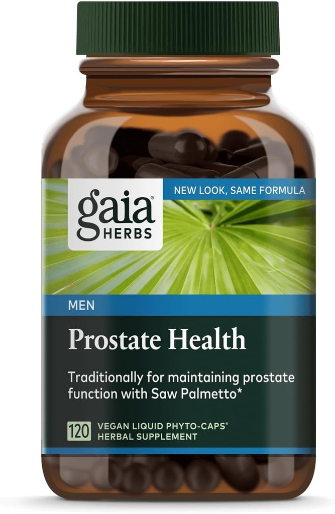 Gaia Herbs - Salute della prostata - 120 Vegan Liquid Phyto-Caps