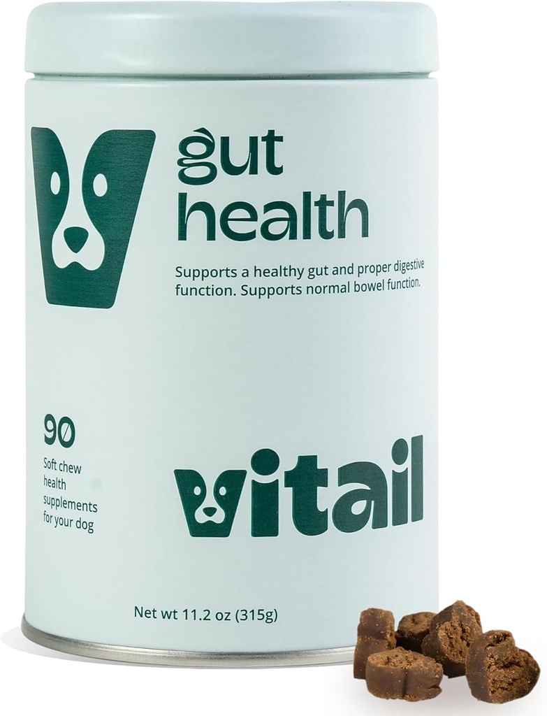 Cuciture probiotici per cani - Enzimi digestivi, Omega 3, & Bee Propolis - Supporta la digestione, Salute e Immunità di Bowel - 90 Chews