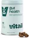 Cuciture probiotici per cani - Enzimi digestivi, Omega 3, & Bee Propolis - Supporta la digestione, Salute e Immunità di Bowel - 90 Chews