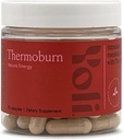 Integratore energetico Yoli® Thermoburn con Foglia di Tè Verde, Guarana, Choline, Chetoni lampone e Miscela Proprietario Thermo-G - Vitamina Energetica, 60 Capsule