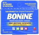 Bonino per movimento Sickness Chewable Tablets, Raspberry Flavored, 8 Ogni