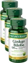 La Bounty Ginkgo Biloba Capsule 120mg, Integratore di Supporto di Memoria, Supporta la Funzione di Cervello e l'Alertness Mentale, 100 Capsule (Pack of 3)