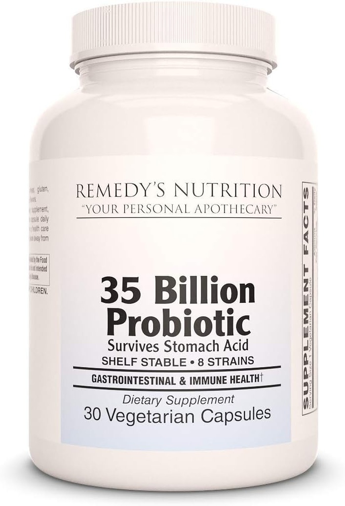 Nutrizione di Remedy Probiotic 35 Milioni 30 Capsula/Vegan