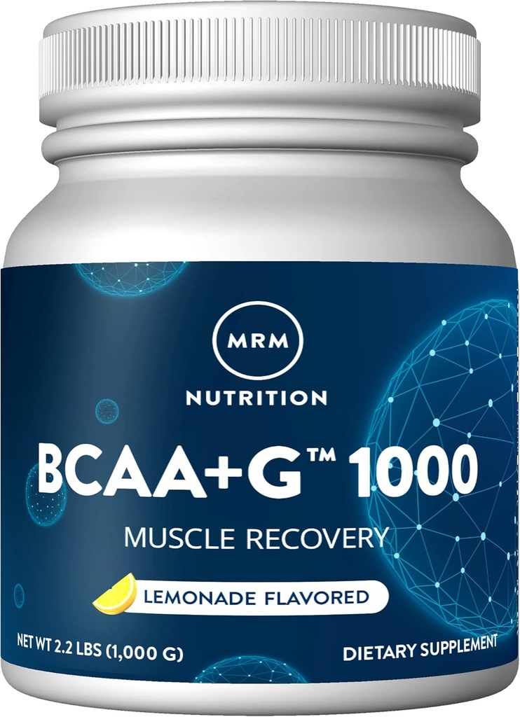 MRM BCAA+G, Limonata, 35.2-Ounce (1000g) Vaso di plastica