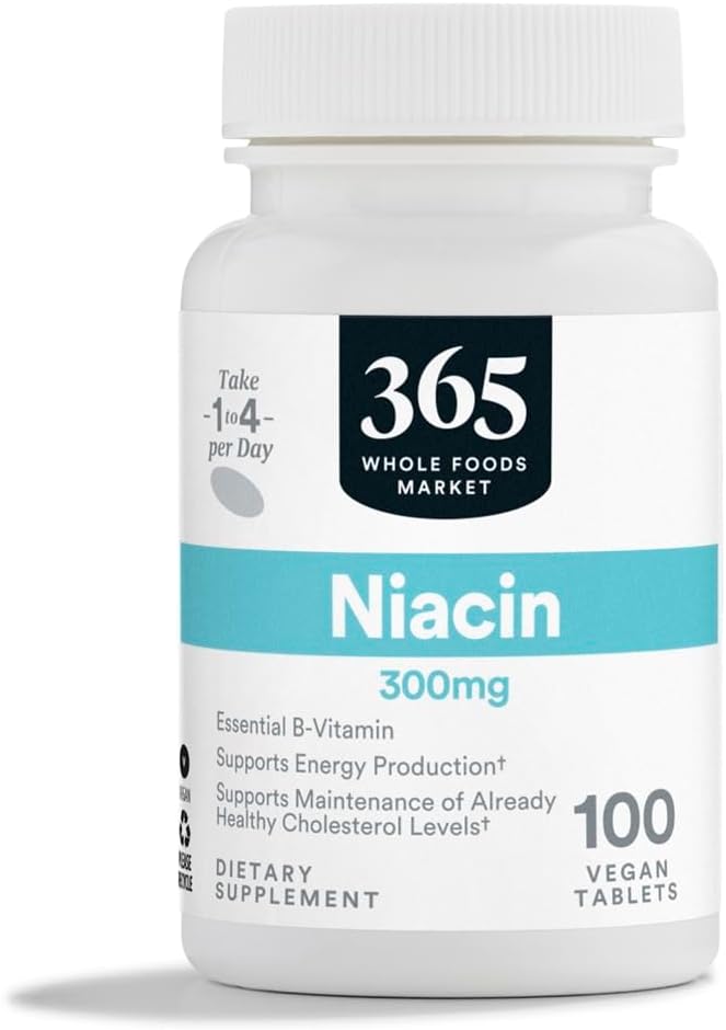 365 by Whole Foods Market, Niacin 300Mg, 100 compresse