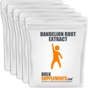 BulkSupplements.com Polvere di estratto di radice di dadelion - Integratori di erbe per il supporto di fegato e digestivo - Gluten Free - 500mg per porzione, Confezione da 5 (5 chilogrammi - 11 lbs)