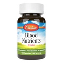 Carlson - Nutrienti del sangue, 28 mg di ferro, sviluppo del sangue, assorbimento di ferro e benessere ottimale, 180 capsule