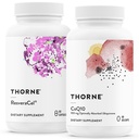 THORNE - Bundle per la salute cellulare - CoQ10 & NiaCel 400 - Support Energy, Difesa cellulare & Aging sano - 30 a 60 Serve