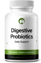 Probiotici per la salute digestiva Supporti Bloating & Regolarità Supplemento 240 Compresse 3 miliardi di CFU (240, Probiotici Digestivi)
