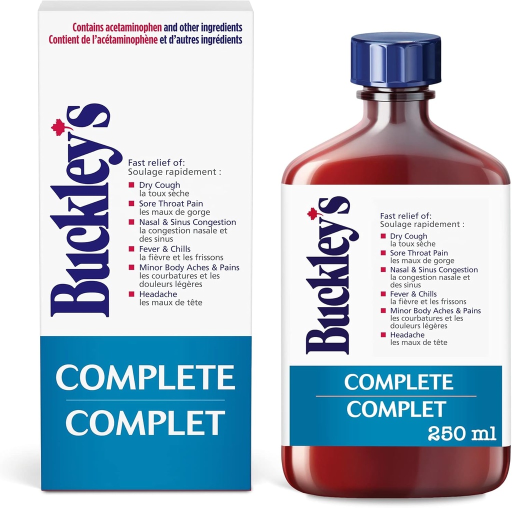 BUCKLEY's Originale 'COMPLETE' Syrup per COUGH Large 250 ml
