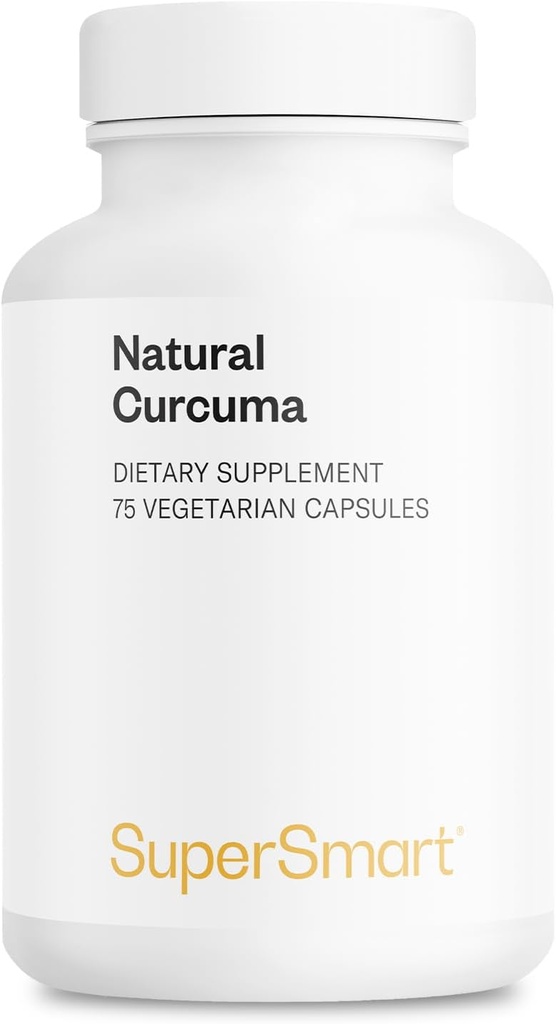 Supersmart - Curcuma naturale 2500mg al giorno (alta potenza) - Curcuma Longa Extract Supplement - Curcuminoidi tumorali 95% Curcuminoidi | Non-GMO & Gluten Free - 75 capsule vegetariane