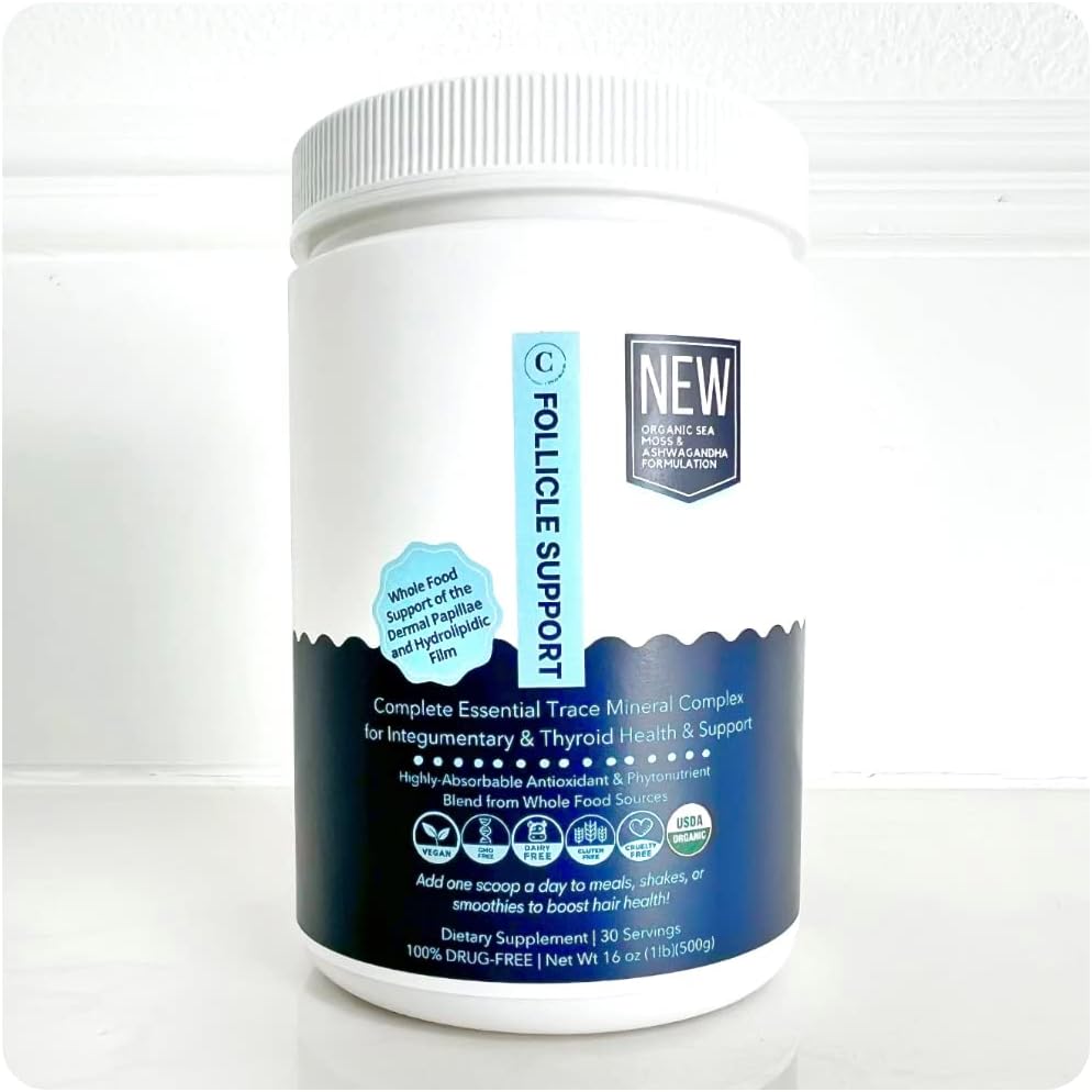 CRISAN completo di capelli Follicle sostegno supplemento di crescita dei capelli - Sea Moss, Saw Palmetto, Amla e altro ancora