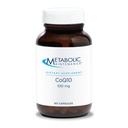 Metabolic Manutenzione CoQ10 Capsule - 100 mg CoenzymeQ10 con Vitamina C - Antiossidante, Immune, Energy + Supporto cardiovascolare (60 capsule)