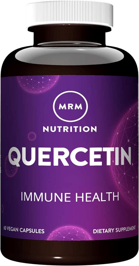 MRM Nutrition Quercetin| Immune + Cardiovascular Health | 500mg per Serving | Realizzato con QU995: La quercetina più pura del mondoâ€TM¢ | Stato antiossidante | 60 Serve