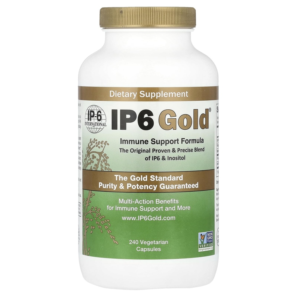IP6 Gold Immune Support Formula, 240 capsule vegetariane
