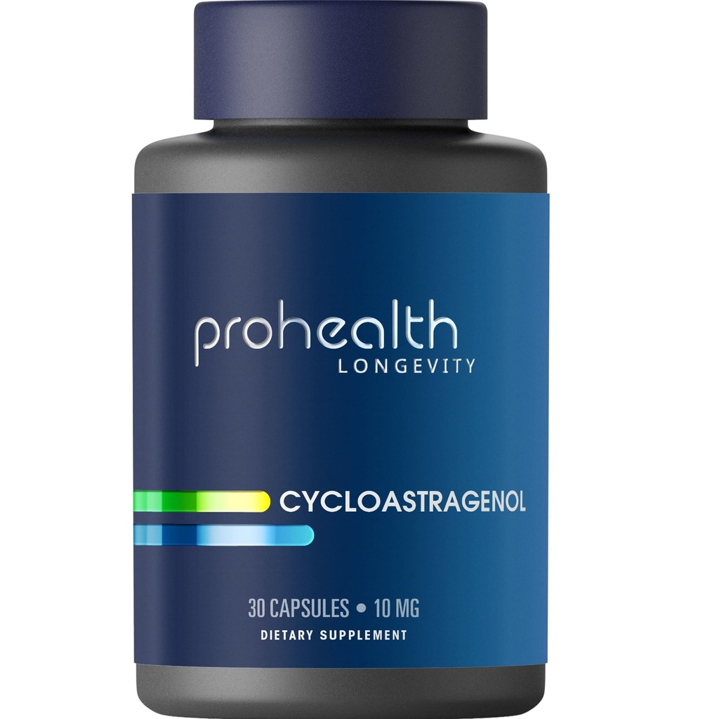 ProHealth Cycloastragenol Supplement, 10 mg per Serving | Science-Backed to Support Telomere Lunghezza, DNA Structure & Healthy Aging | Terzi per la purezza e la qualità