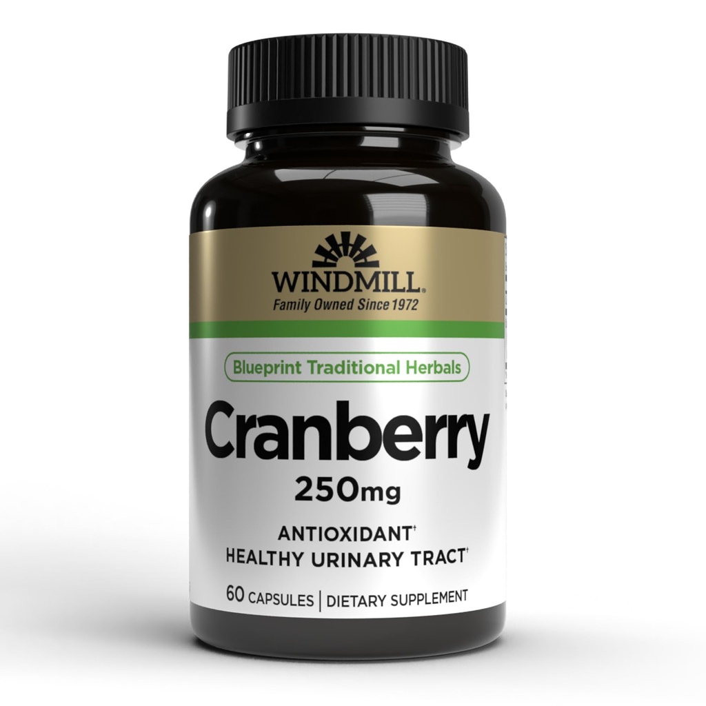 Mulino a vento Cranberry 250 Mg Caps 60'S Windmill