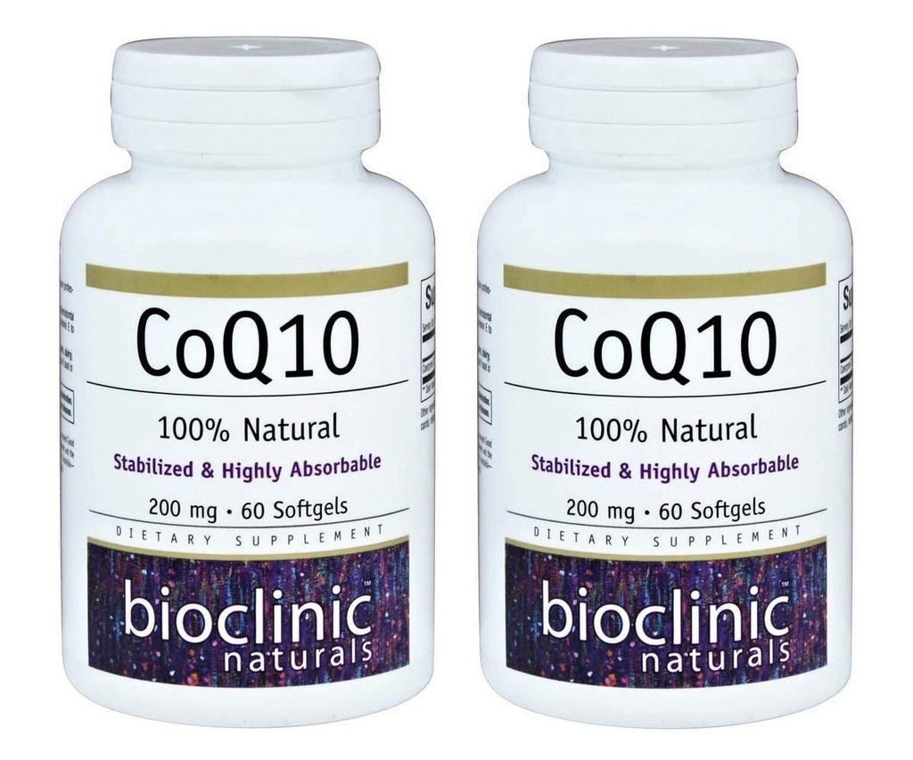 CoQ10 200mg 60 Softgels (Pacchetto di 2)
