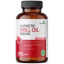 Futurebiotici Antartico Krill olio 2000mg con Astaxantina, Omega-3s EPA, DHA e Phospholipids - 100% puro Premium Krill olio pesante Metal Tested, Non OGM – 250 Softgels