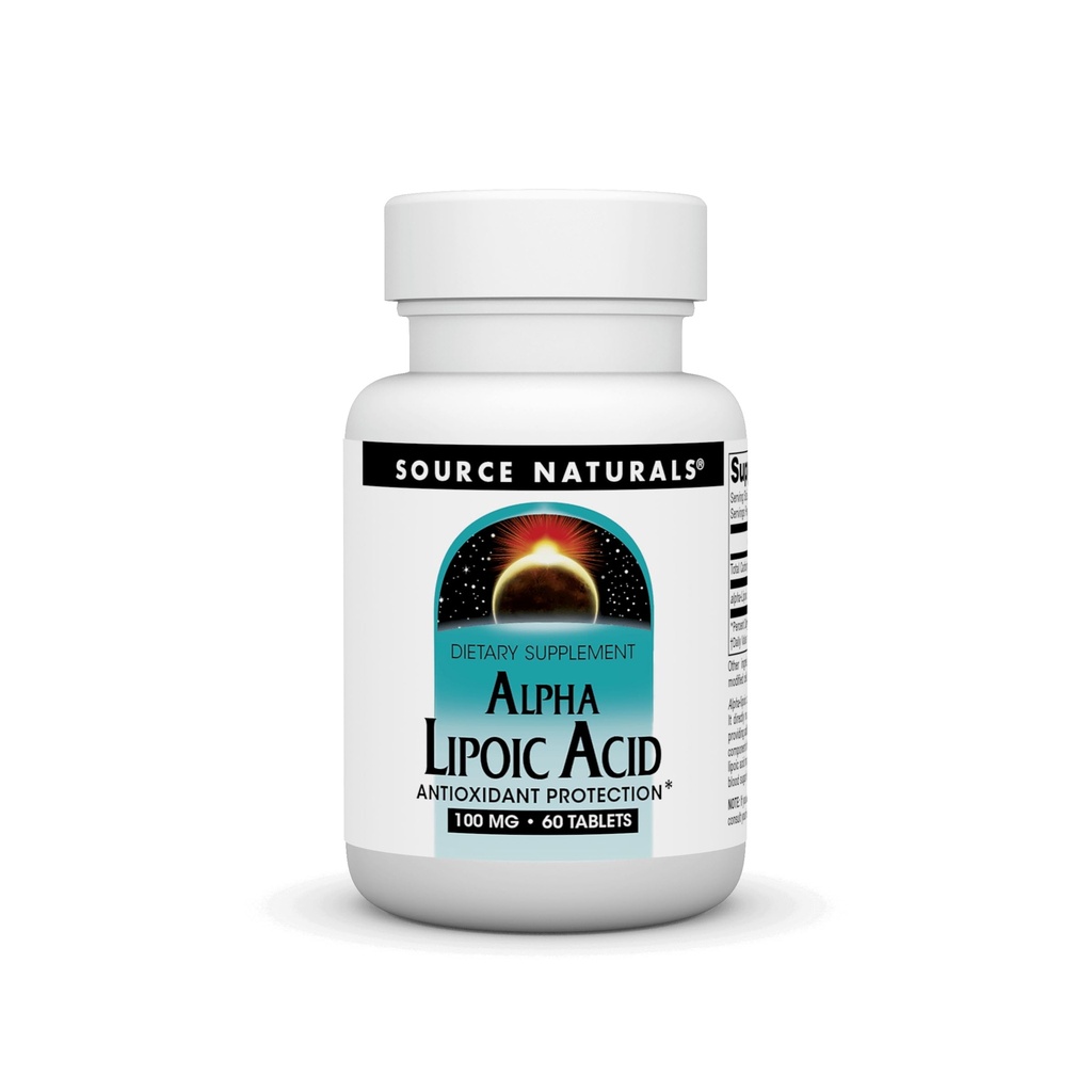 L'acido lipoico alfa sostiene il metabolismo sano dello zucchero, la funzione del fegato e la generazione di energia* -100 mg - 60 compresse