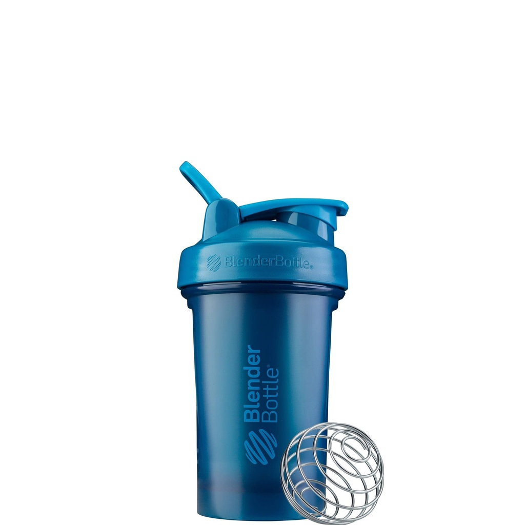 BlenderBottle Classic V2 Shaker Bottiglia perfetta per scuotere proteiche e pre allenamento, 20 once, Ocean Blue