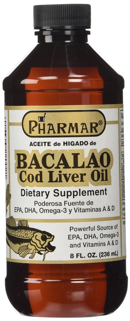 Pharmark Aceite De Higado De Bacalao Cod olio di fegato (8 oncia)