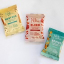 Happy Hormone Bars l Protein Cycle Syncing Bars with Organic Ginger l Promuove l'equilibrio dell'ormone l Supports Fertilità, Qualità dell'uovo, PMS & Sperm Health (28 pack, Ciclo Sync Stack (5 chai spice, 9 ciliegia, 14 noci di cacao)