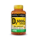 MASON NATURAL Vitamina D3 125 mcg (5000 IU), Supporta Bone, Muscle & Immune Health, da Fish Liver Oil, 50 Softgels, Confezione da 3