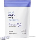 Good.clean.goop Benessere The Skinspiration Beauty Chews | Integratore alimentare per la pelle luminosa | Vitamina E & Niacin | Arancione Nectarina aromatizzata | Migliora la cura della pelle Routine | Confezione di 30 Chews | Vegan