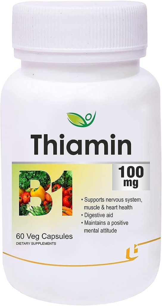 Generico Pub Thiamin (Vitamin B1) - 60 capsule di veg