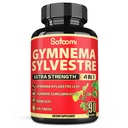Estratto di caffè verde Satoomi Pure Gymnema Sylvestre - 90 Capsule per 3-Month - Combinato con Neem Leaf, Sacro Basilio & Curcumin Root