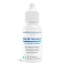 Biotics Research Bio K Mulsion Liquid Vitamin K Gocce - 500 mcg/S - Vitamina K1 fitonadione per adulti - VIT K Supplemento - Bones forti, salute del cuore, supporto per la chiusura del sangue, 1 fl oz