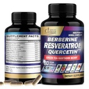Cadane Resveratrolo Supplemento - 10in1 Plus con Quercetin, Berberina, Tè Verde, Semi di Uva, Berry di Hawthorn, Turco, Rhodiola Rosea, Ginkgo Biloba, e Pepe Nero - 60 capsule
