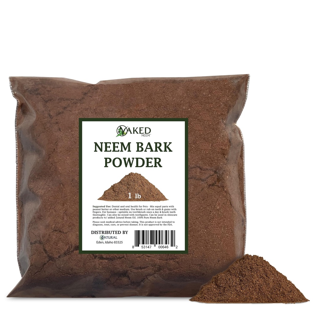 Neem Bark Dental & Digestion Support - 16oz polvere di denti