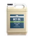 Elementi terrestri MCT olio 1 gallone, puro e non diluito, olio di cocco, trigliceride Caprylic