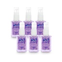 Purell Advanced Hand Sanitizer Gel Infuso con oli essenziali, lavanda calmante, 2 fl oz Travel-Size Pump Bottiglia (Pacchetto di 6), 3905-04-EC