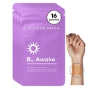 Il Buon Patch B12 Awake Patch, Patch Naturale con Caffeina, B12 e Estratto di tè verde, Pianta Powered Wearable Wellness, Aiuta a promuovere l'energia (16 Total Patches)