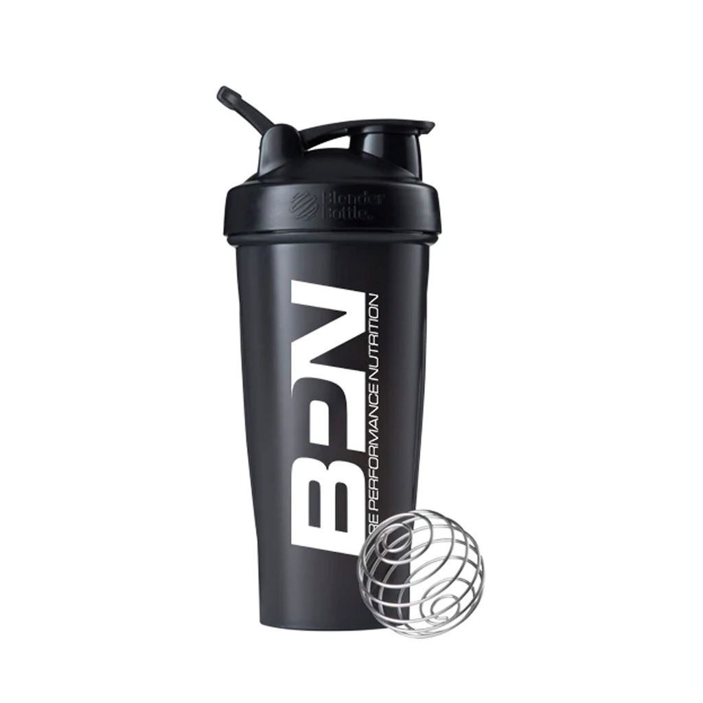 BARE PERFORMANCE NUTRITION frullatore bottiglia Shaker bottiglia, 28 oz Shaker bottiglia con filo Whisk, nero