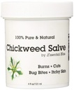 Chickweed Salve 4OZ * 100% puro * Tutto organico naturale No Additivi * Crema anti Itch rilassante * Fornisce sollievo dalla pelle secca