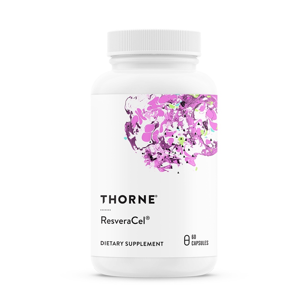 THORNE - ResveraCel - Nicotinamide Riboside con Quercetin Phytosome & Resveratrolo - Supporta l'invecchiamento sano, la metilazione, la produzione di energia cellulare e il metabolismo* - 30 Serve