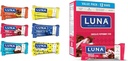 LUNA Bar Variety Pack (12 Conte) + Chocolate Peppermint Stick (12 Pack) - Snack bar senza glutine