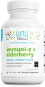 DAVINCI Little Immuni-z + Elderberry - Lozenge di zinco per bambini per sostenere la salute immunitaria, i polmoni sani e il tessuto di trazione* - con vitamina D3, zinco, mirtillo e altro - Limone Flavor - 60 Lozenges